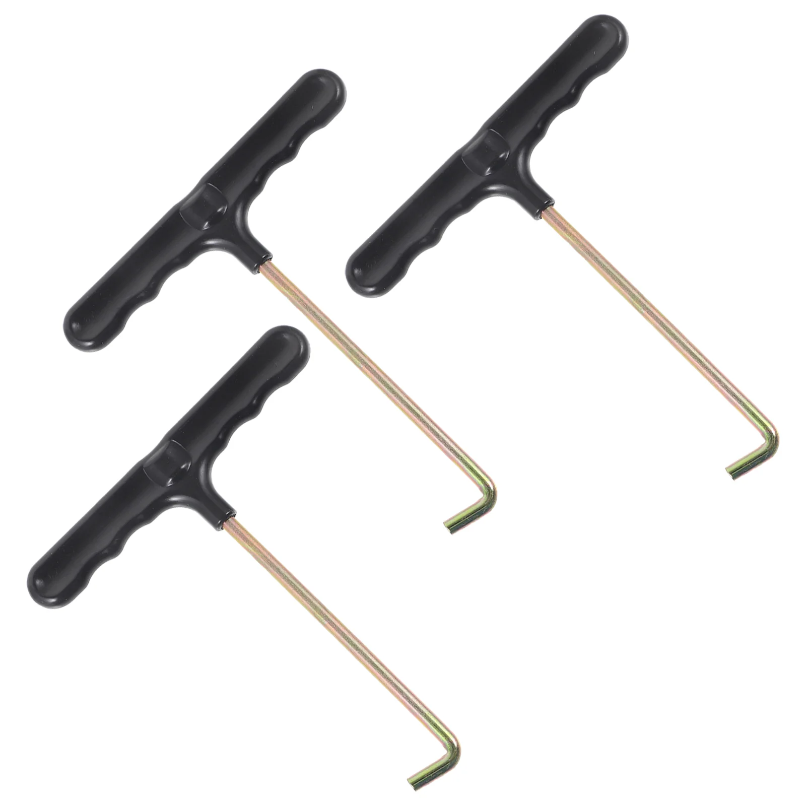 

3 Pcs Skate Shoe Hook T-shaped Shoelace Puller Shoelaces Pullers Skates Durable Tighteners Tightening Tool Hooks