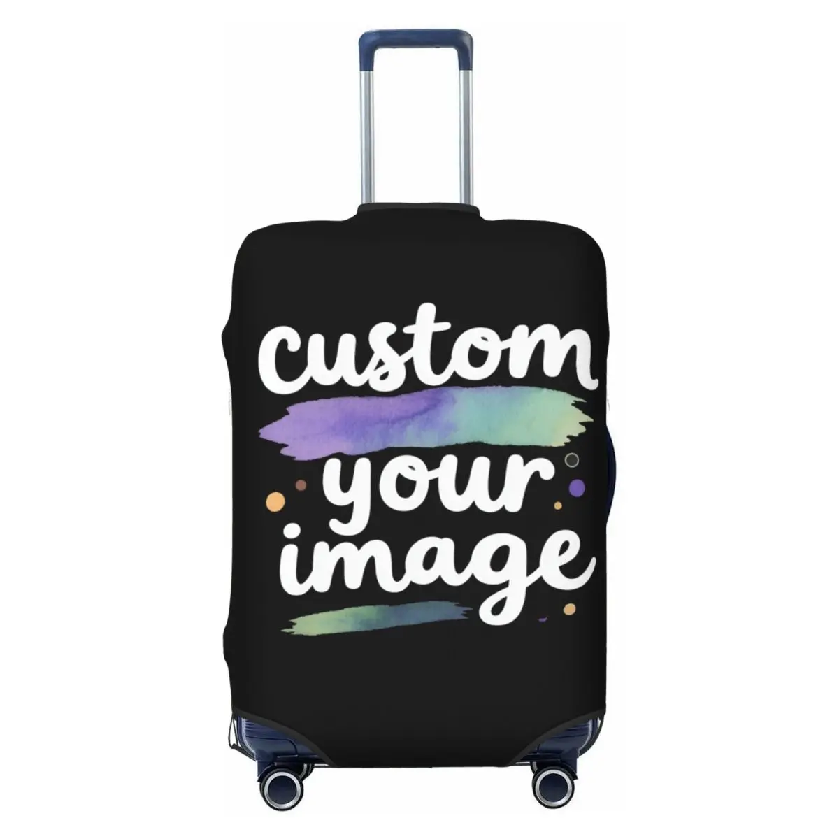 

Custom Your Image Logo Travel Luggage Cover Washable Hot Suitcase Cover Protector Fit 18-32 Inch