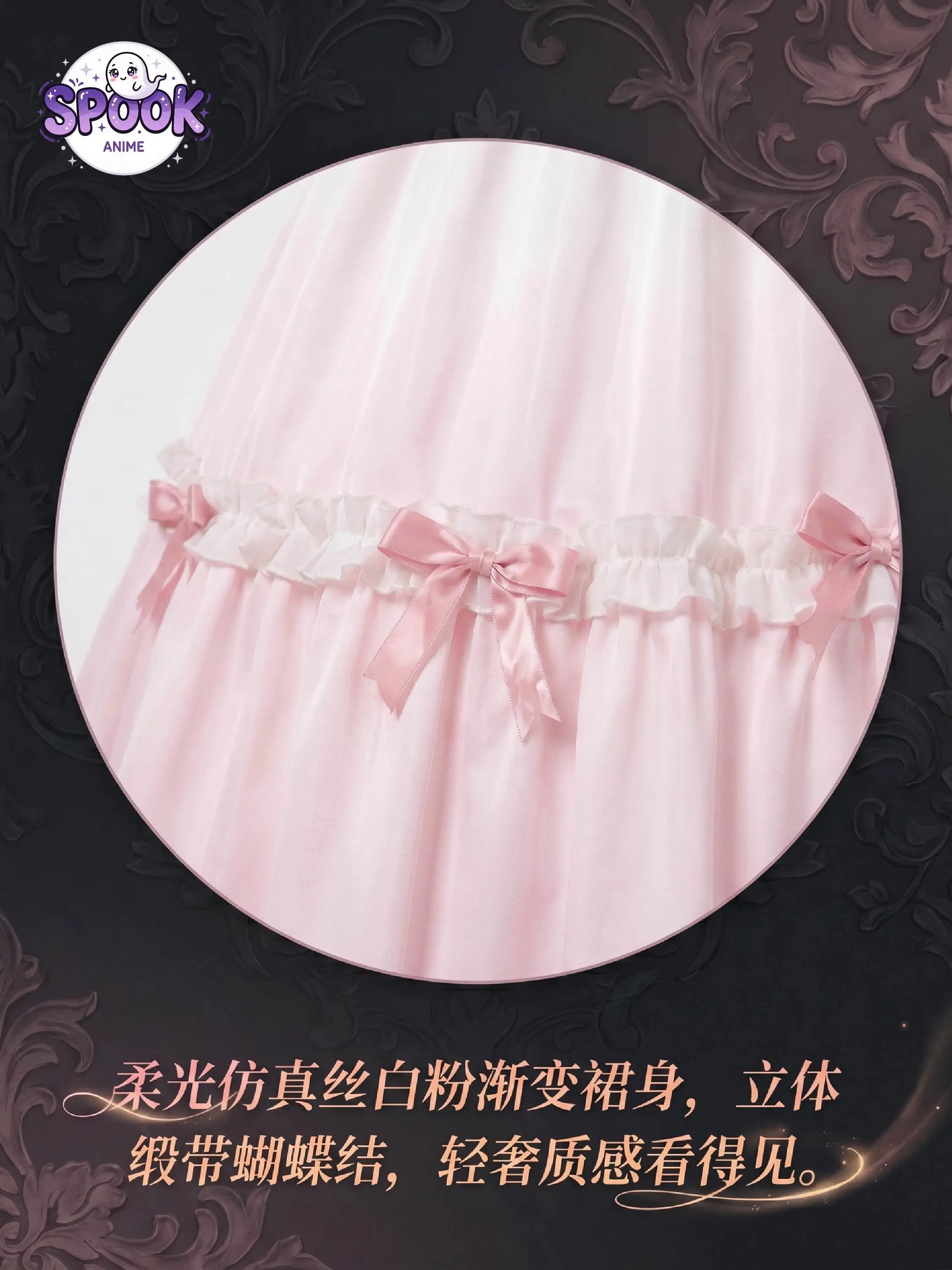 White Dress Sukoya Kana Cosplay Nijisanji Gallery Cafe Casual Outfit Role Play Uniform for Women Halloween Party view 6
