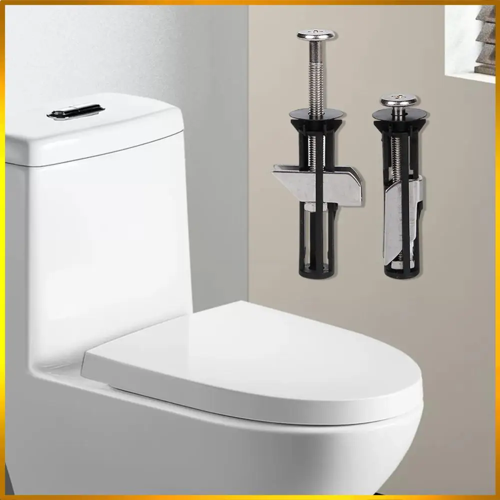 Kit de pernos de sujeción para asiento de inodoro de alta resistencia, pernos universales de acero inoxidable para asiento de inodoro para una fácil instalación y mantenimiento