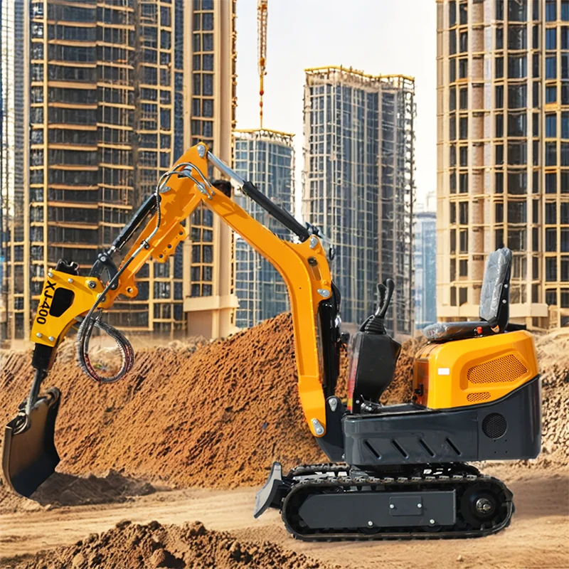 Customised Multi-model tracked diesel excavator 1.2ton Small indoor narrow space road crushing excavator