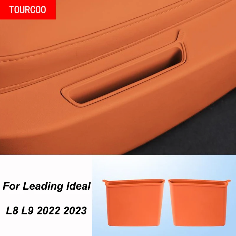 

For Leading Ideal LiXiang L8 L9 2022 2023 The Second Row of Seat Storage Pads Holds The Storage Tank Interior Accessories