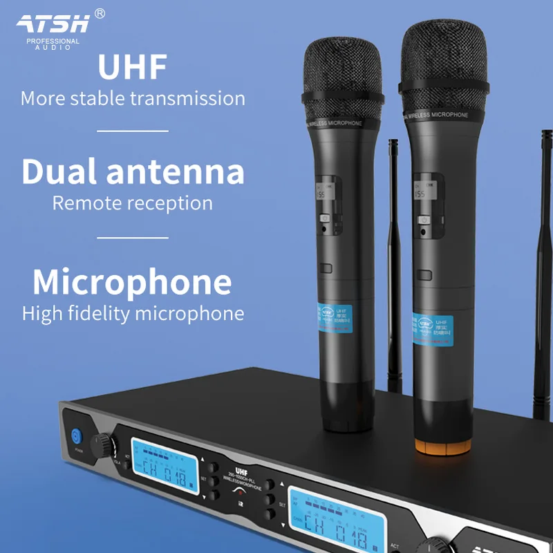 ATS-H 2.0 Premium Home Karaoke Sound System Complete Set (With Touchscreen Song Player, Amplifier, Subwoofer & Audio Processor)