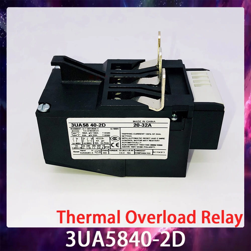 

3UA5840-2D Thermal Overload Relay 3UA58 40-2D 20-32A Fast Ship Works Perfectly High Quality