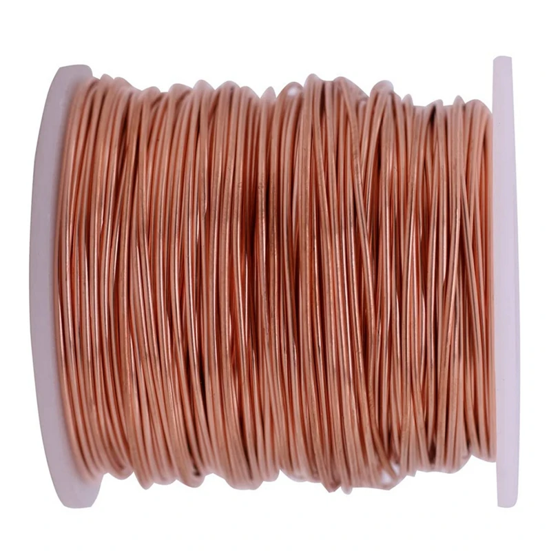 Copper Wire Soft Copper Wire Bare Copper Wire 16 Gauge, 126 Feet, Bright, 1 Pound Spool