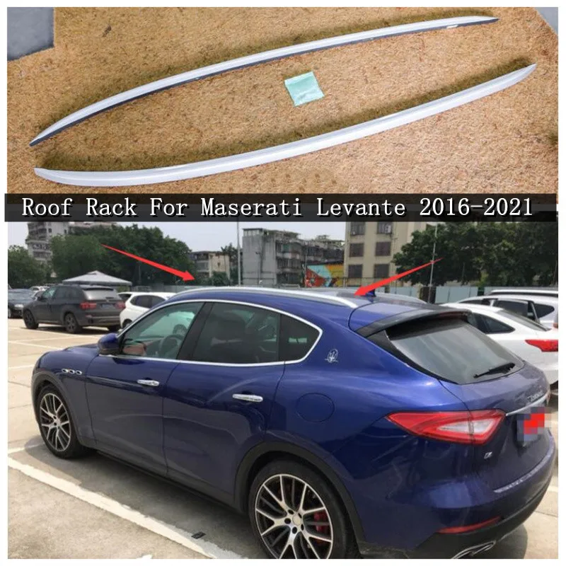 

For Maserati Levante 2016-2021 High Quality Aluminum Alloy Car Roof Rack Luggage Rack Crossbar