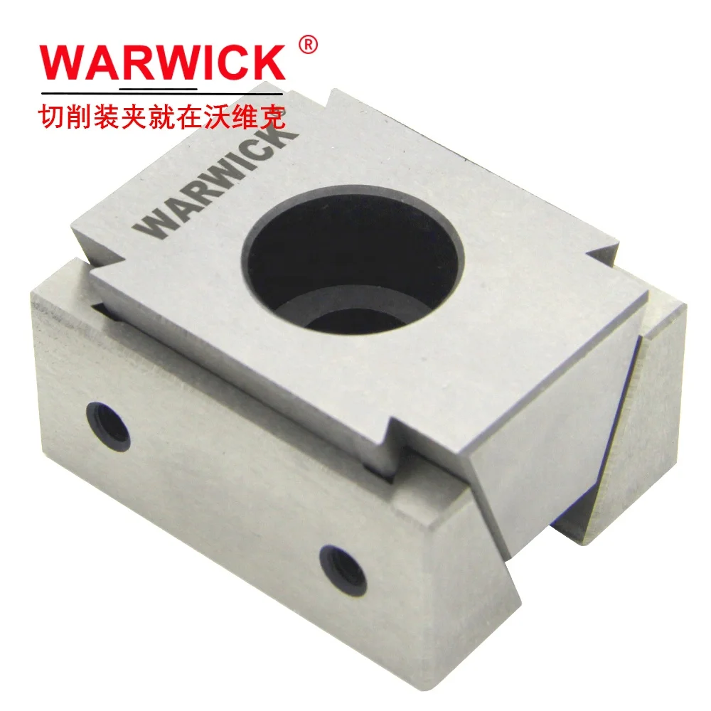 Precision Modular Vise with Smooth Jaws New Design Pneumatic Drive CNC Machine Wedge Clamping Element
