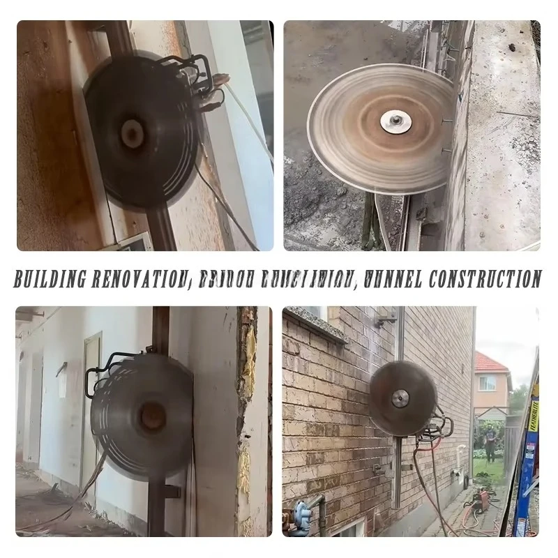 Concrete Cutting Wall Saw, Used In Construction & Renovation Ideal For Indoor Demolition Electric Wall Saw Cutting Machine