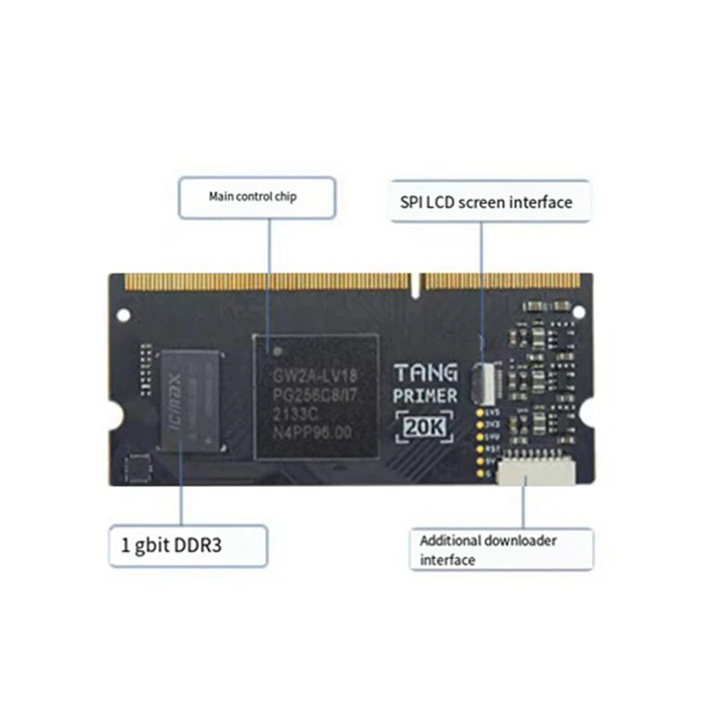 Top-Tang Primer 20K Development Board FPGA Goai Core Board Minimum System GW2A-LV18PG256C8I7