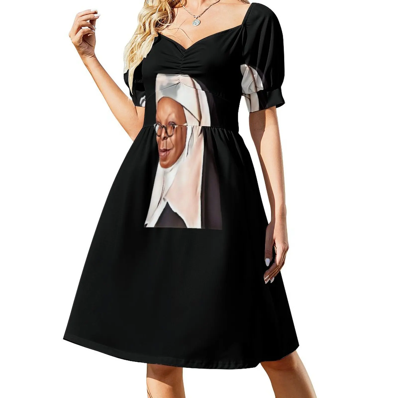 

Whoopi Short-Sleeved Dress dresses for woman elegant chic women dresses promotion Woman dresses