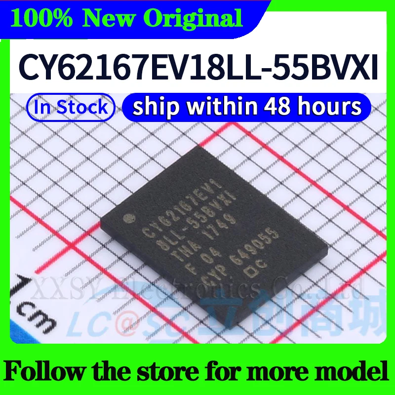 

CY62167EV18LL-55BVXI High quality New