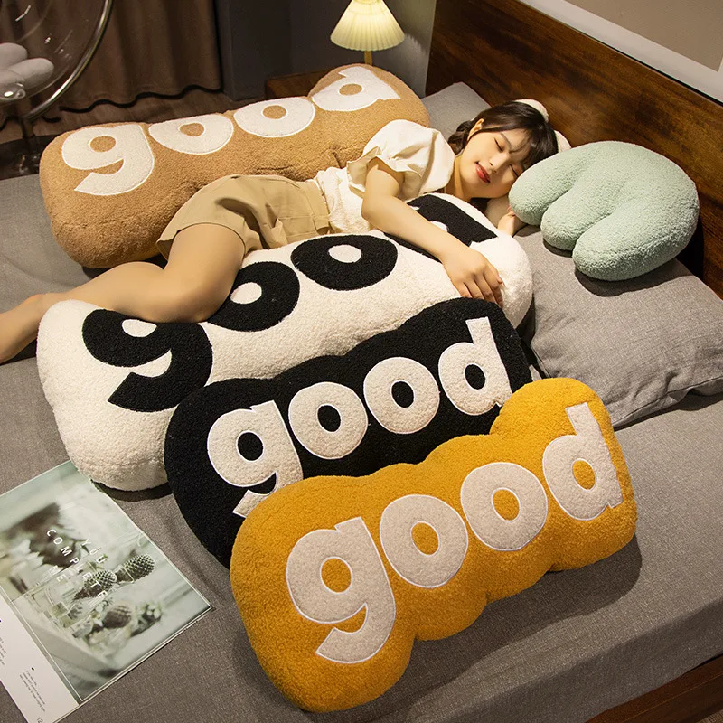 INS Nordic Letter Plush Throw Pillow Toy Modern Stuffed Cushion for Bed Sofa Home Lazy Decor Soft Kids Toys for Sleeping Pillows