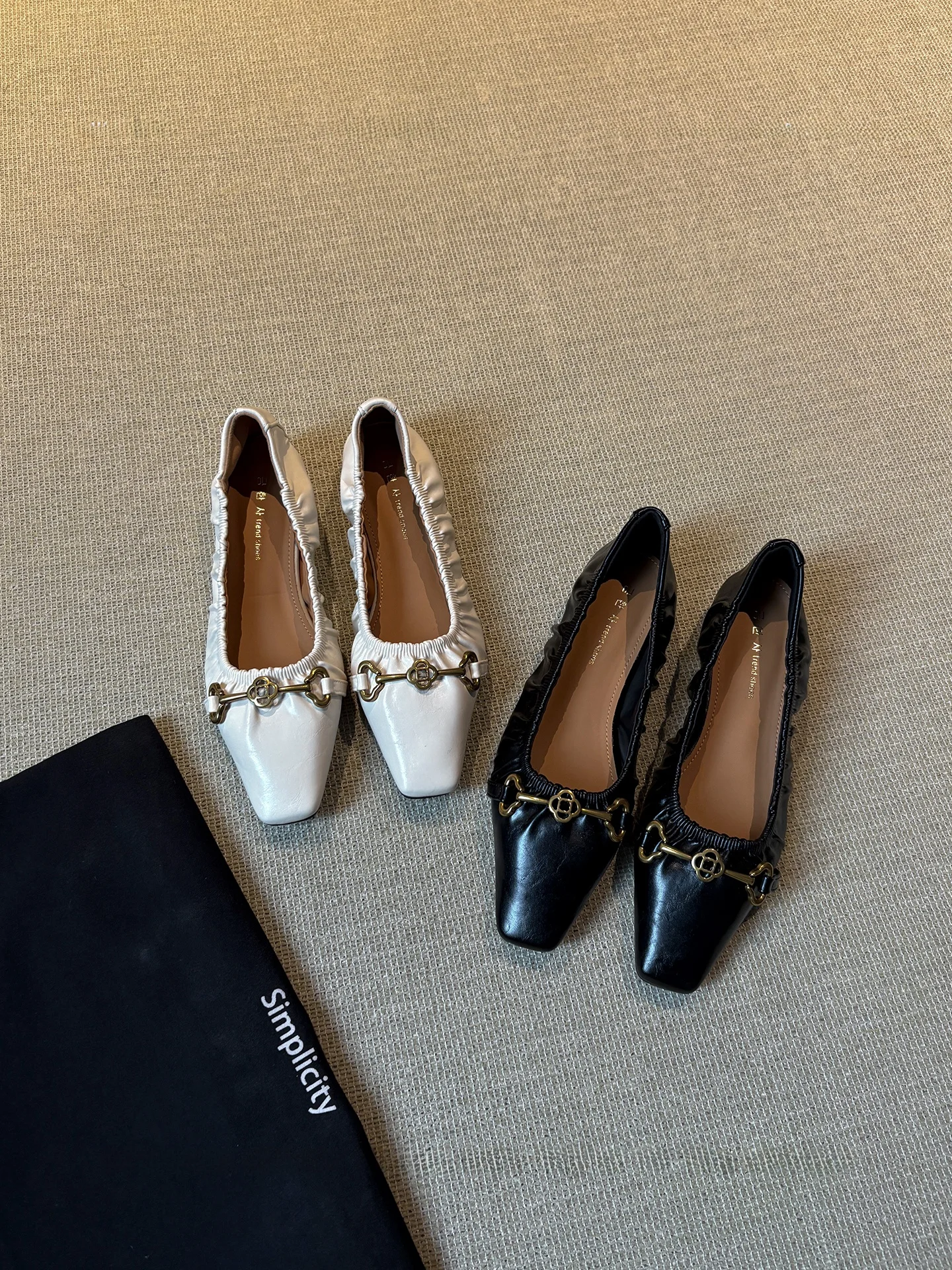 lamb-skin-flat-bot-slip-on-women's-oes-spring-summer-faion-anti-slip-comfortable-mary-jane-oes-casual-french-sle