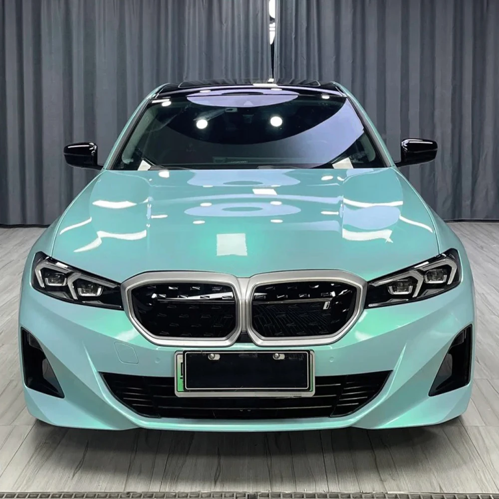 

Car Sticker Wrapping Film Mermaid Blue Charm Green Auto Color Change Vinyl Film PVC PET Bubble Free Wrapping Car Accessories