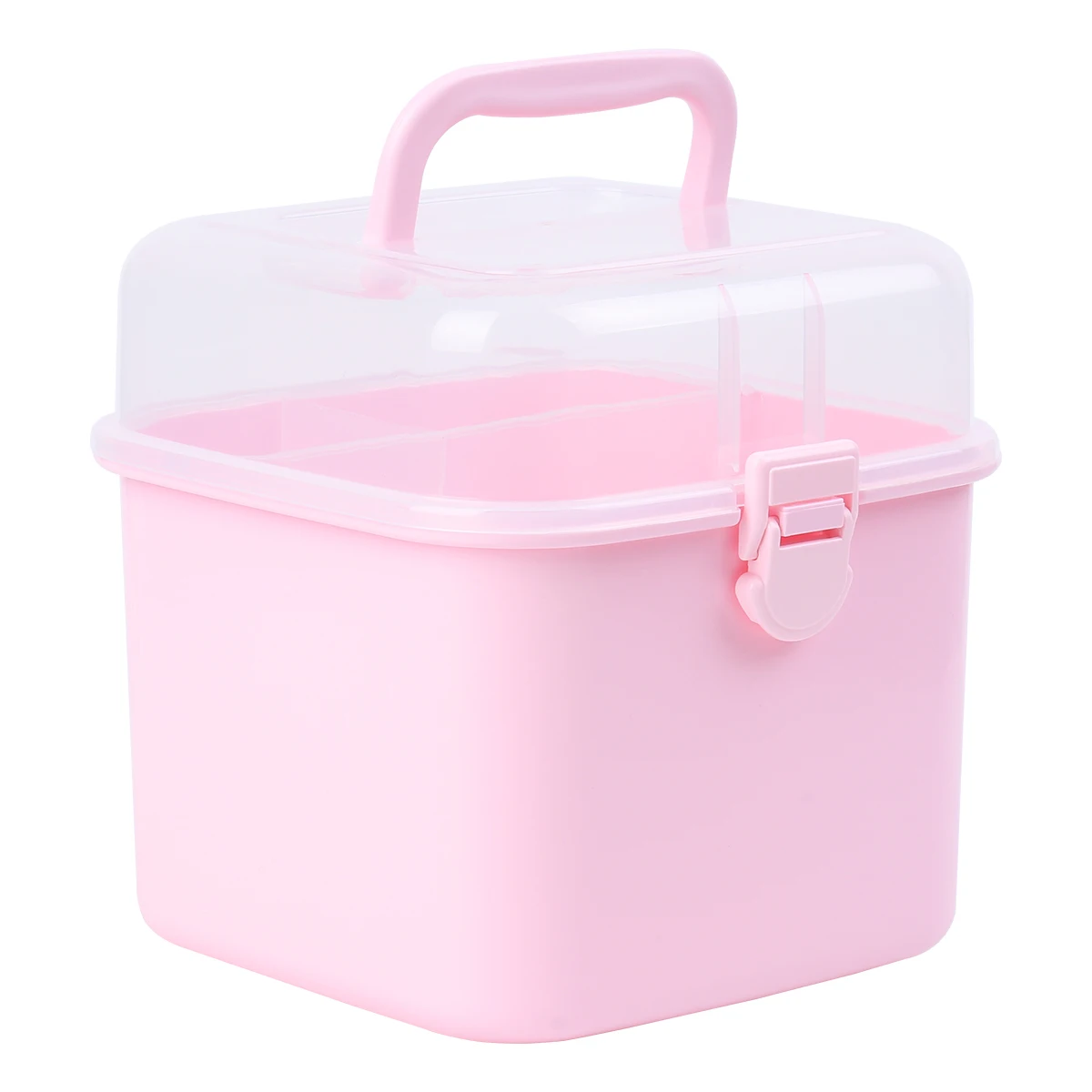 1 قطعة صندوق دواء الطوارئ البلاستيك خفيف الوزن منظم سعة كبيرة مع مشبك واسع جدار جبل حقيبة سفر