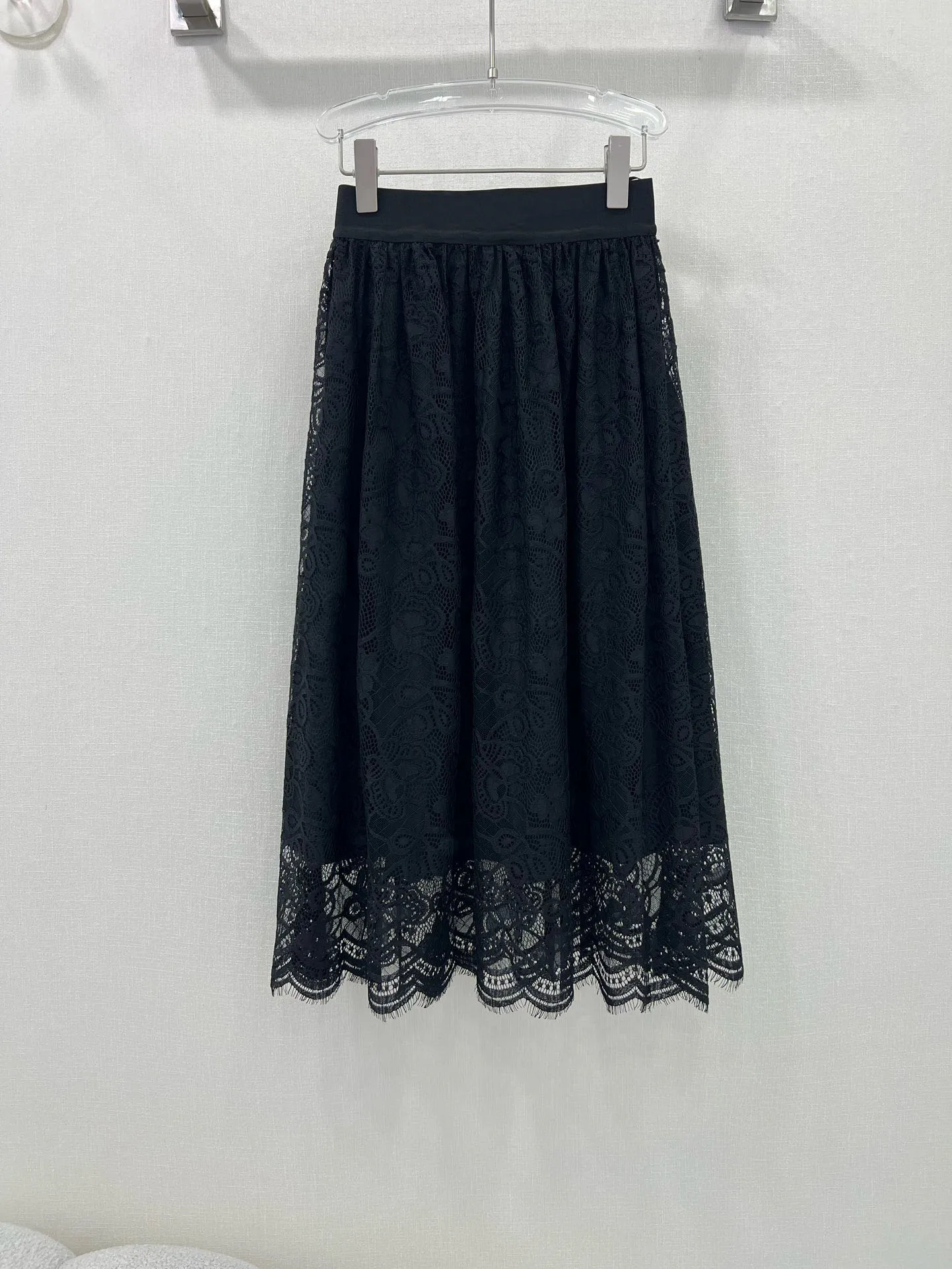 

2024 early spring fashionable new women's clothing Water Soluble Lace Skirt 0321