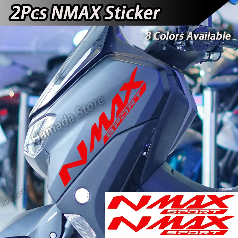 Motorcycle Scooter Stickers NMAX Front Stripe Fairing Decals Waterproof Accessories For YAMAHA NMAX 155 V2 ABS Nmax 150 125 160