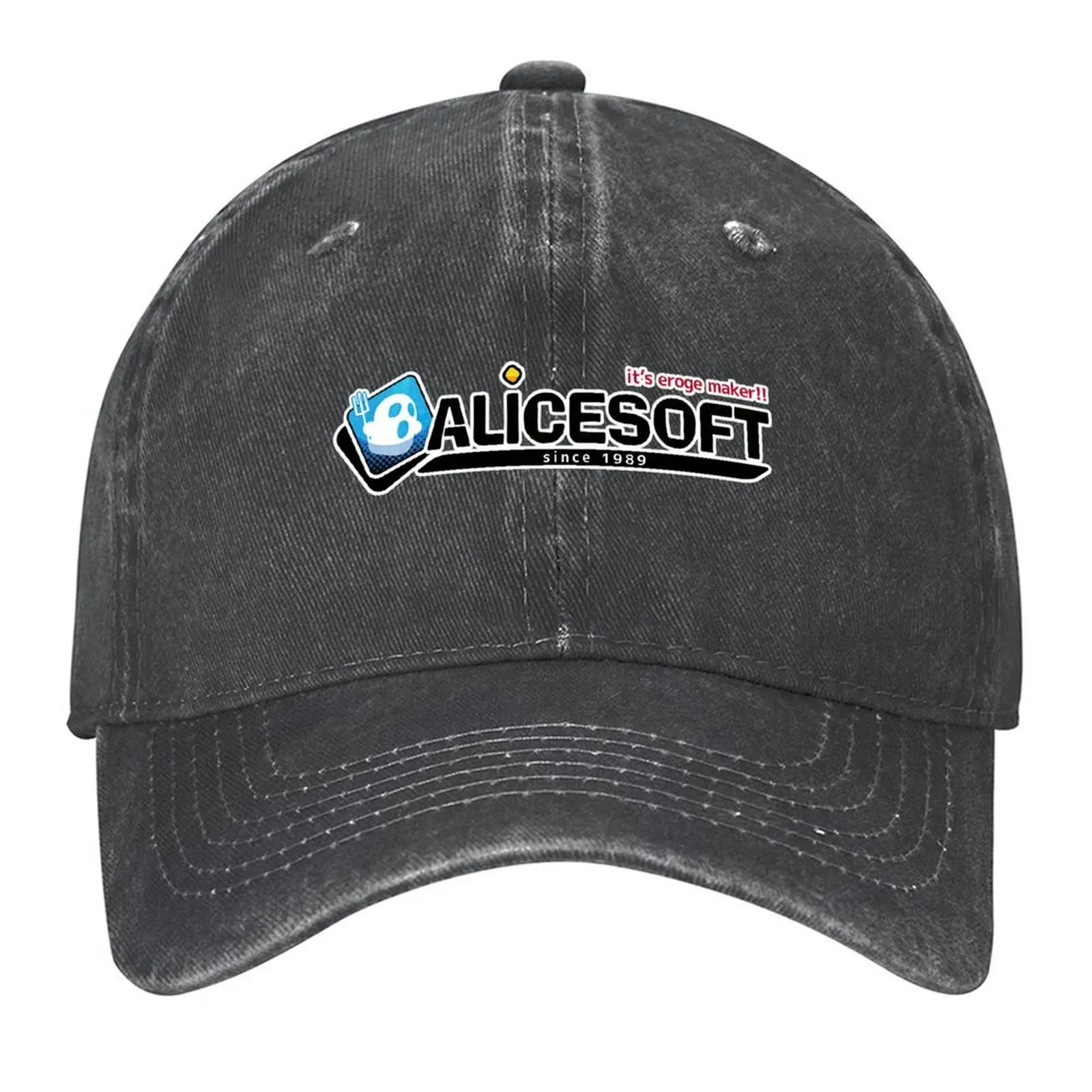 

AliceSoft Logo Rance Series Baseball Cap Vintage custom caps beach hat Kids Hat Female Men's