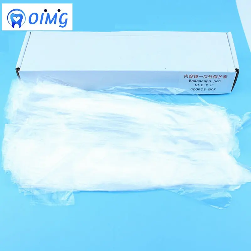 500pcs/box Dental Intraoral Camera Covers Endoscope Handle Film Isolation Sheath Disposable Oral Camera Protective Sleeves