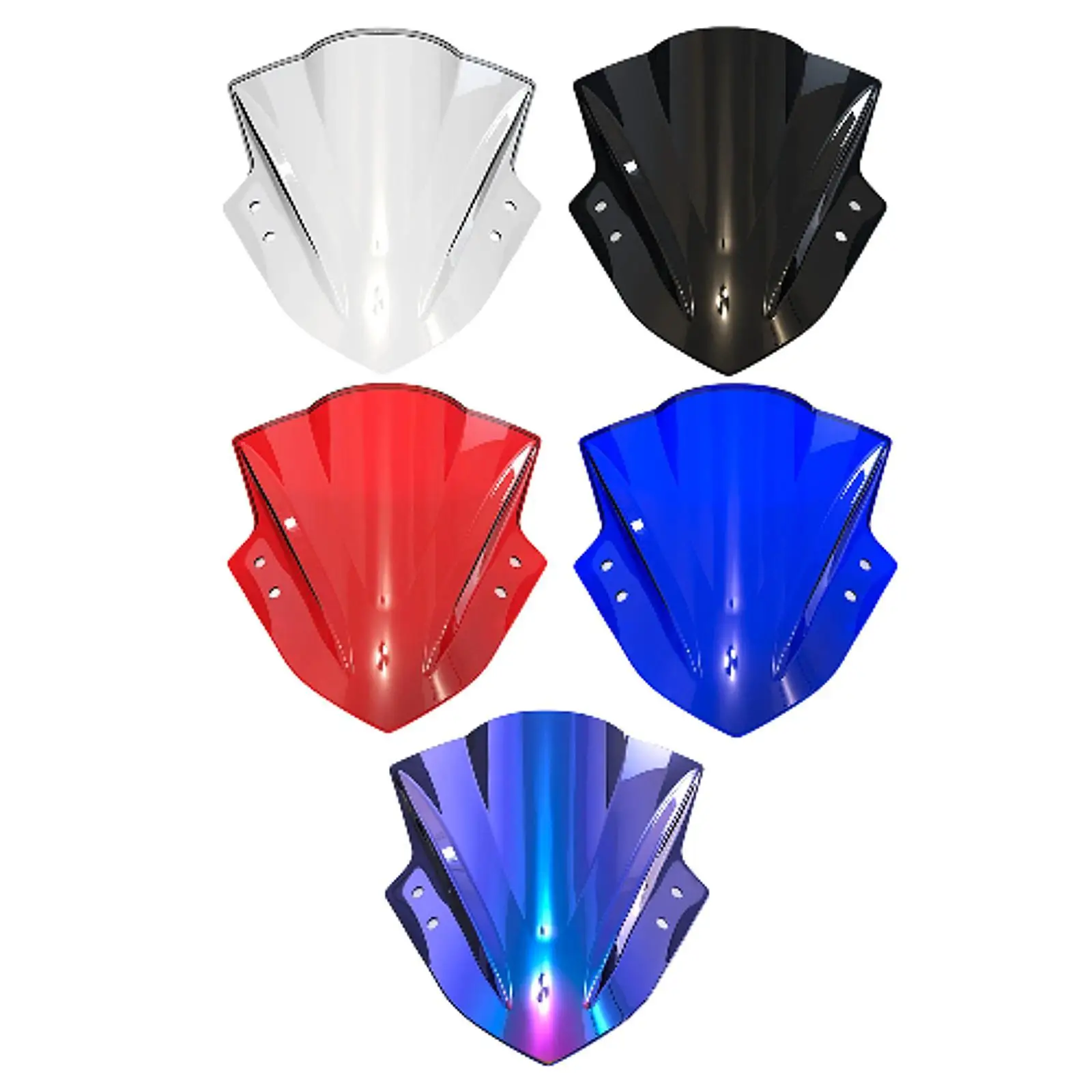 Motorcycle Windshield Windscreen Protection Spare Comfortable Riding Parts PC Replaces Wind Deflector for Ninja EX300R