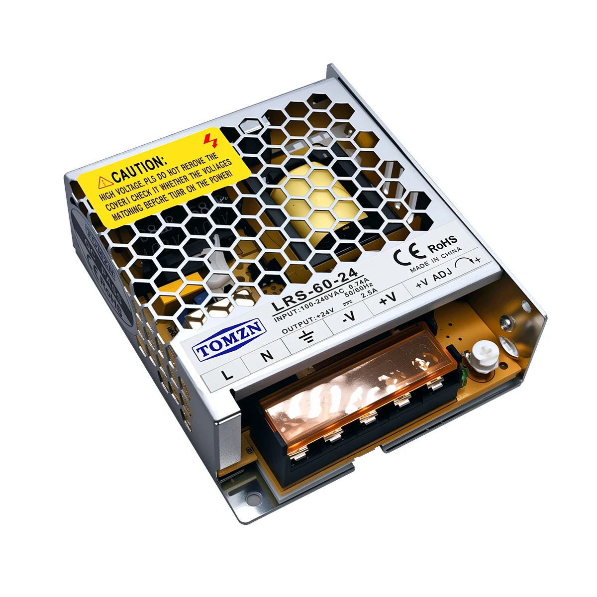 TOMZN 60 واط AC-DC SMPS إخراج واحد تحويل التيار الكهربائي المدخلات 110 فولت 220 فولت الناتج 5 فولت 12 فولت 15 فولت 24 فولت 36 فولت 48 فولت قابل للتعديل ل LED