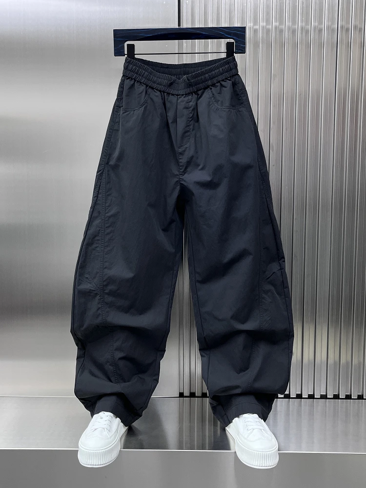 

Slim Fit American Casual Pants Men's Loose Wide Leg Trousers Summer Thin Faion Brand Korean Sle Straight Cut Jeans