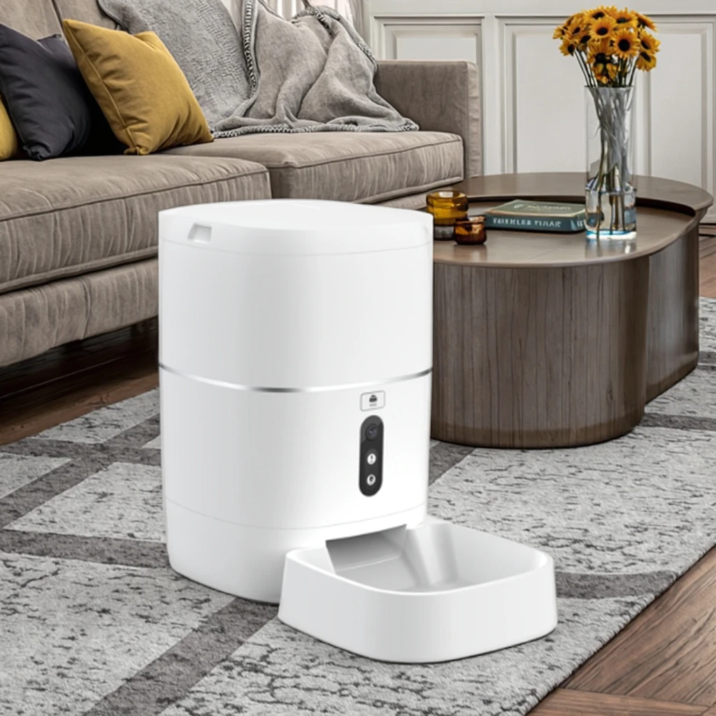 High Quality Wifi Version Cat Dog Food Automatic and Remote Feeding Remote APP Setting Cancellation Smart Camera Pet Feeder