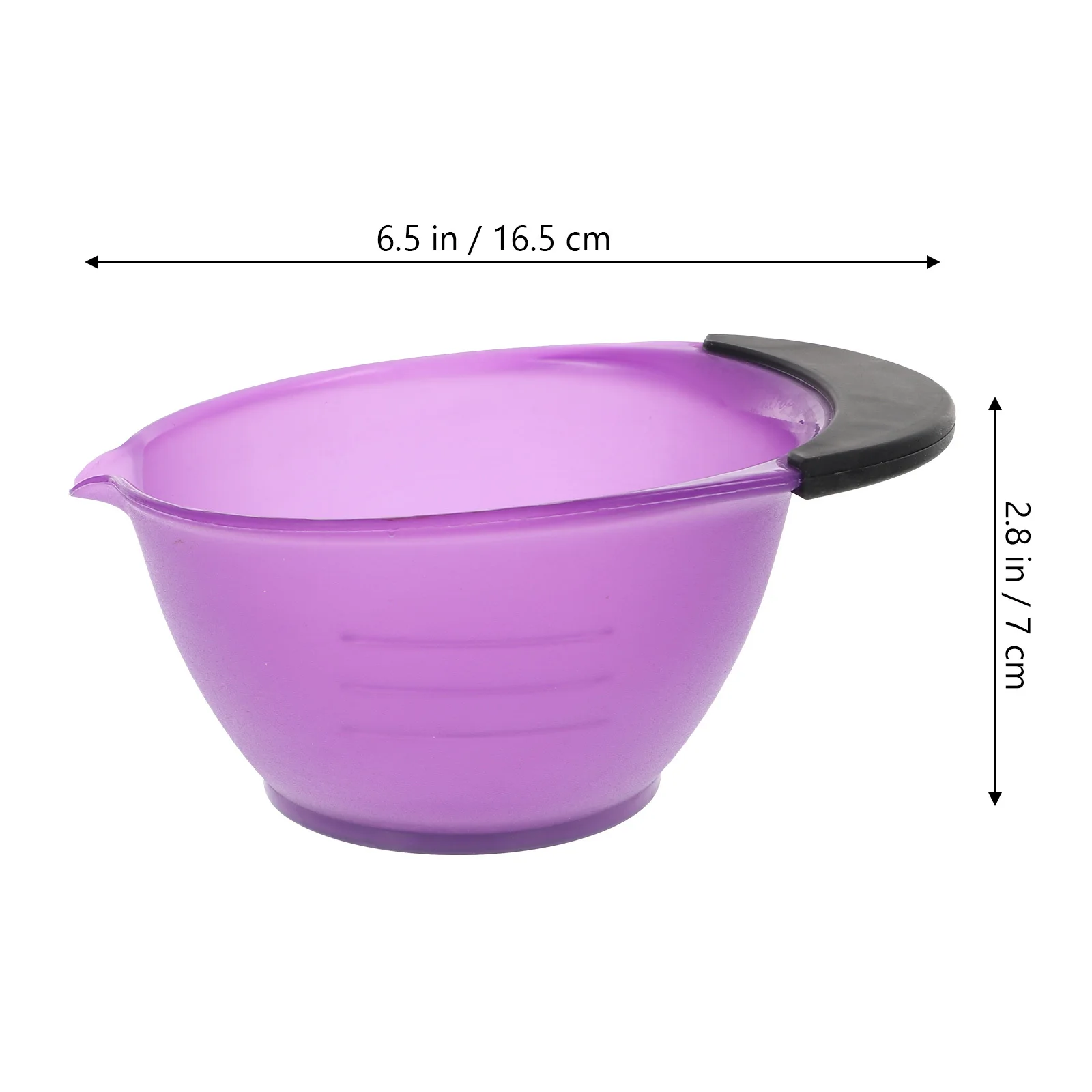 5Pcs Hair Dye Bowls Wide Deep Mixing Bowls Durable Reusable for Salon Hair Coloring DIY Supply Hairdressing Dyeing Bowl - Image 2