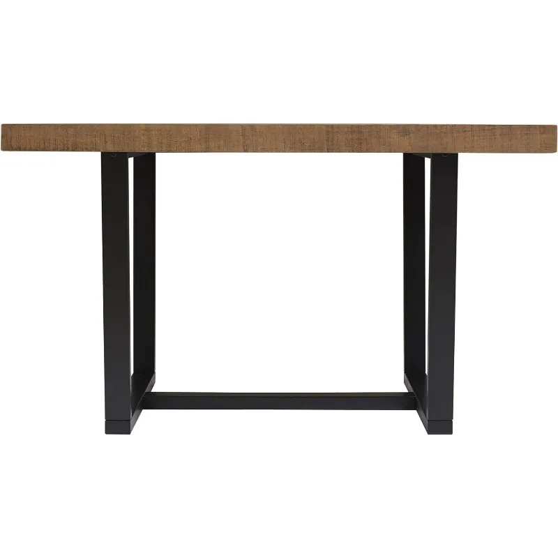 Andre Modern Solid Wood Dining Table, 52 Inch, Rustic Oak，Home & Kitchen›Furniture›Dining Room Furniture›Tables