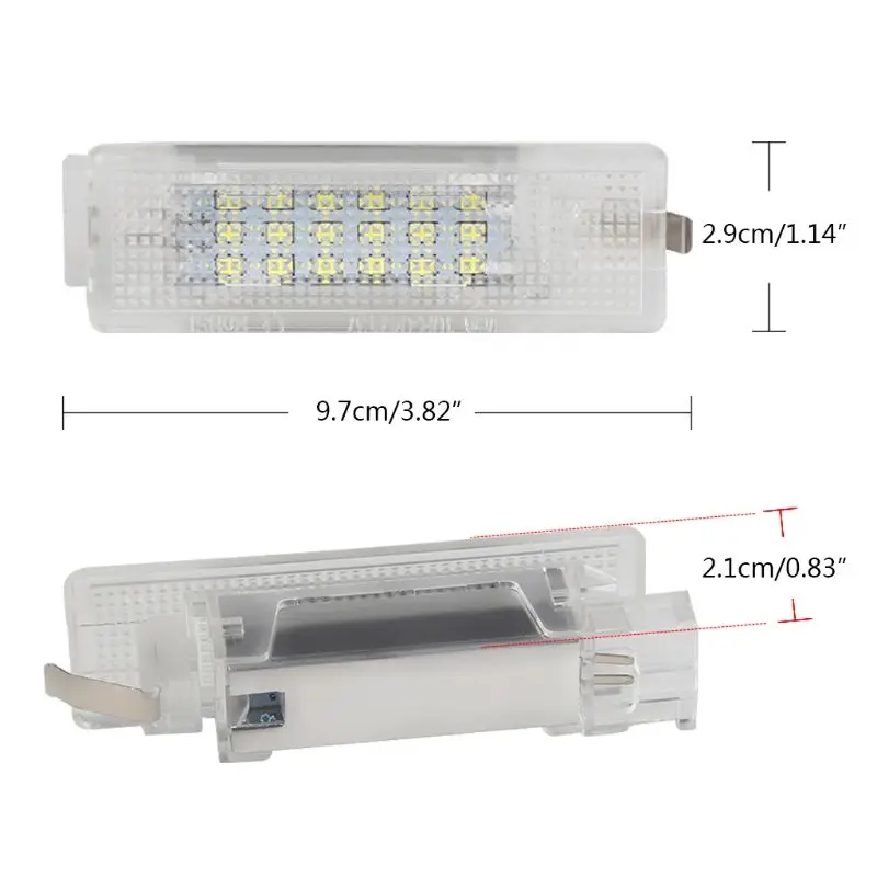 

For MK5 MK6 MK7 18SMD White Led Interior Boot Trunk Luggage Light 1 Pair