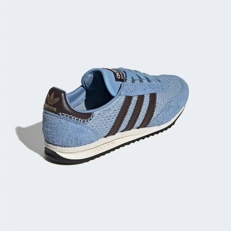 Tênis Wales Bonner X Adidas SL76 cinza azul IH3262