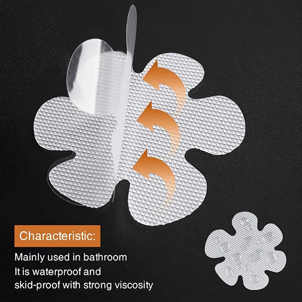 Anti Slip Shower Stickers Non Slip Bathtub Grip Stickers Adhesive Decals Safety Strips Treads for Bathroom Floor Pool Stairs
