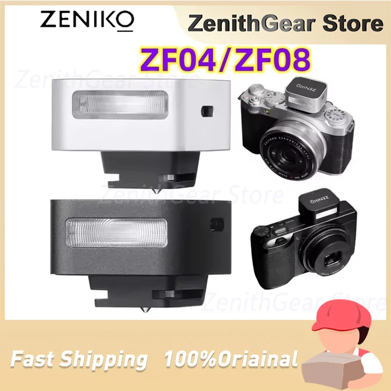 

ZENIKO ZF04/ZF08 Mini Camera Flash Speedlite 6500K Standard Hot Shoe Mount for Sony Canon Nikon Olympus DSLR Camera Outdoor
