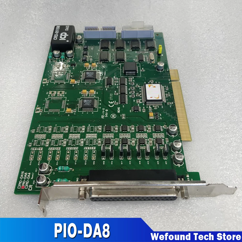 For ICPDAS Universal PCI bus 8 14-bit Channels Isolated Analog Output Card PIO-DA8