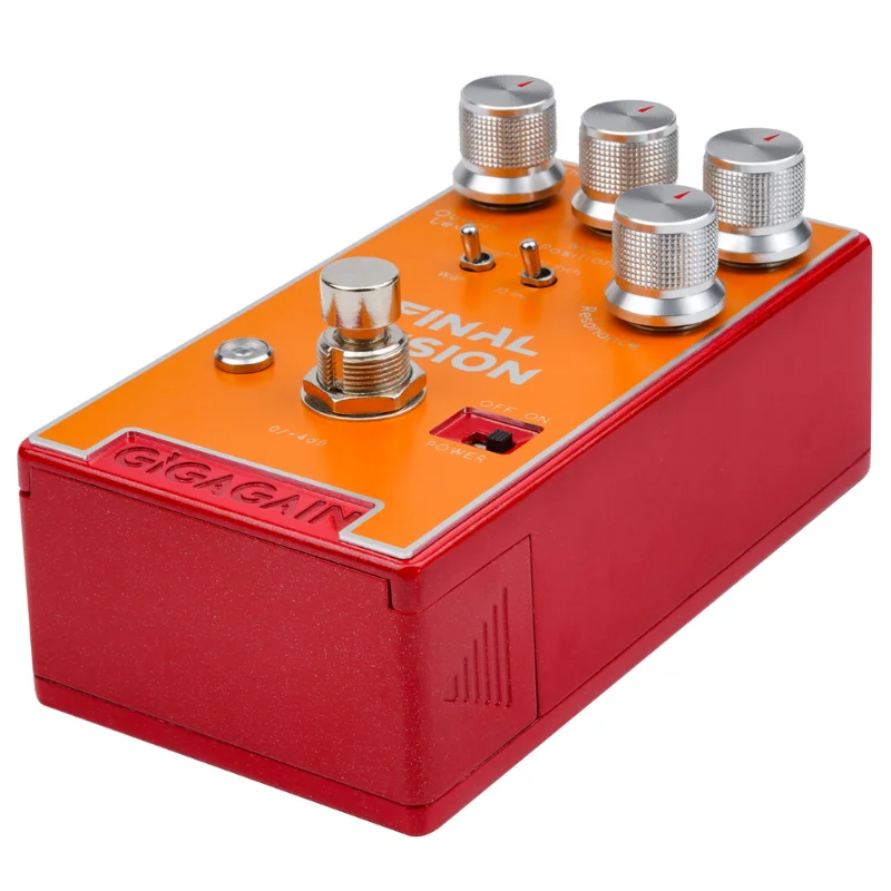 Final Fusion Analog Cab Sim DI Metal Guitar Effects Pedal Knob Control. Instant Response Friendly Vs Digital IR. Converts