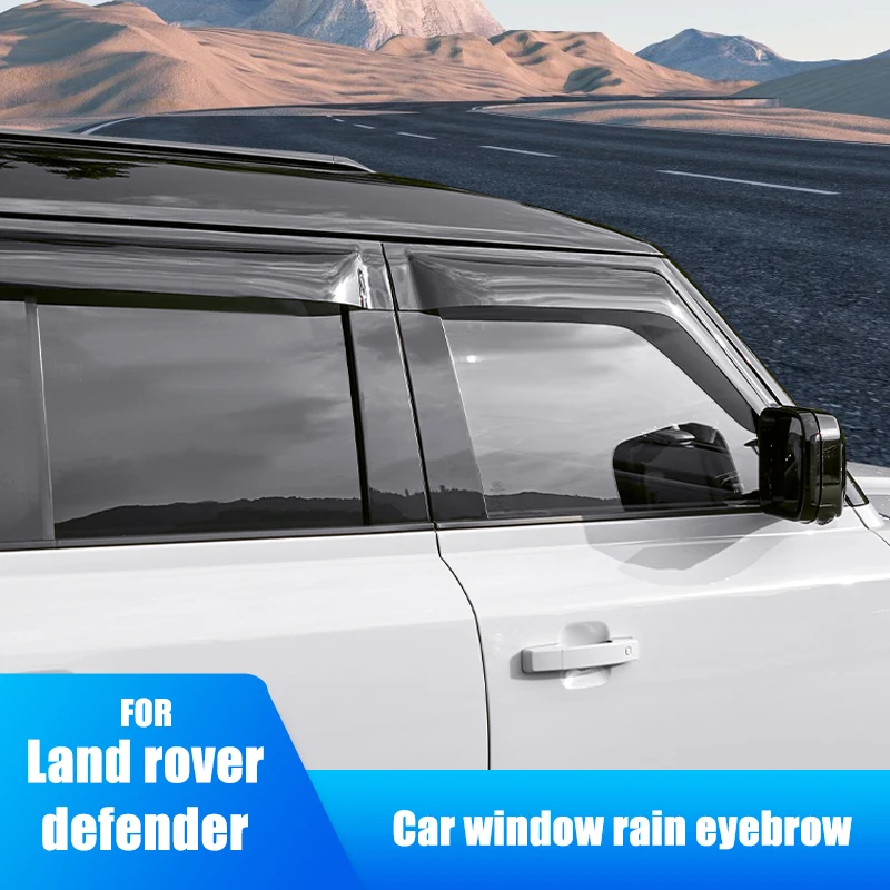 

fit for Land Rover Defender L663 Rain sun visor rain deflector wind deflector vent visor Windows visor Car Exterior Accessories