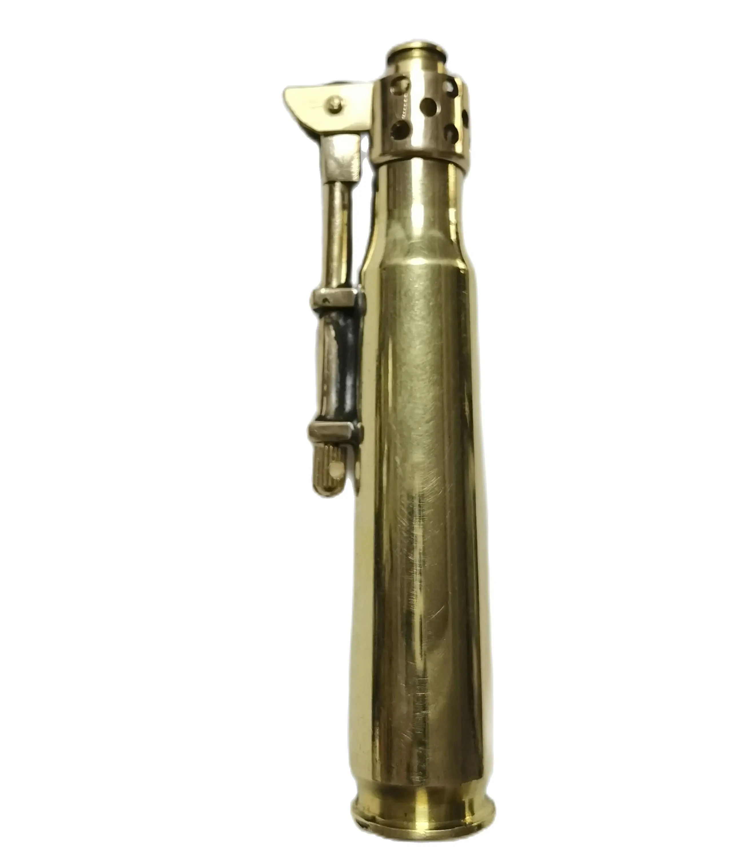 Handcrafted Brass Bullet Shell Retrofit Fuel Oil Lighter Collectible Gift Lighter