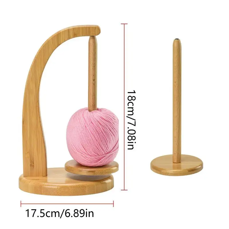 Madeira Spinning Knitting Tools para iniciantes, lã bola Winder, suporte do fio, suporte de costura, fio Spool, Crochet acessórios, rotação