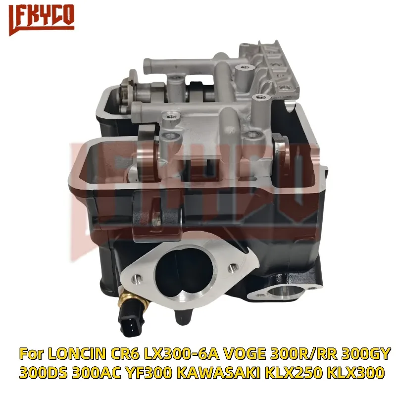 Motorcycle Cylinder Head Valves Kit Assembly For LONCIN CR6 LX300-6A VOGE 300R/RR 300GY 300DS 300AC YF300 KAWASAKI KLX250 KLX300