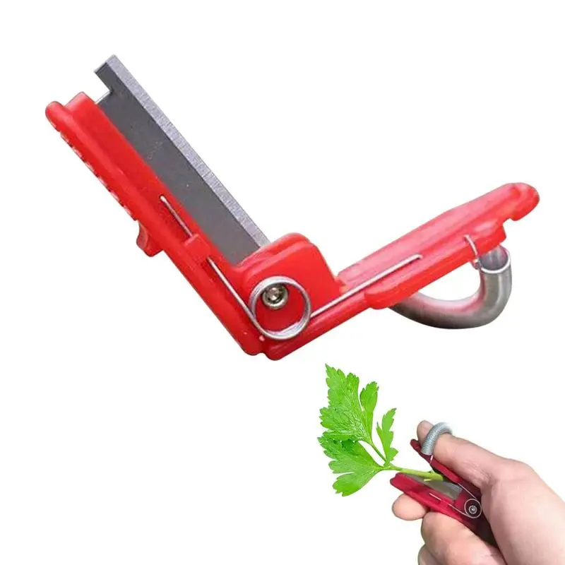 Vegetable Thump Knife Vegetable Fruits Finger Knife Separator Picking Tools Farm Garden Orchard Safe Harvesting Picking Tool