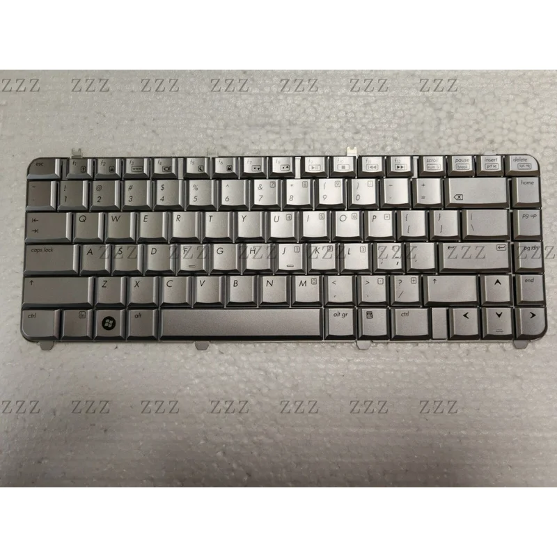 ZZ NEW FOR HP Pavilion DV5 dv5-1100 dv5-1200 US Silver Keyboard 502622-001