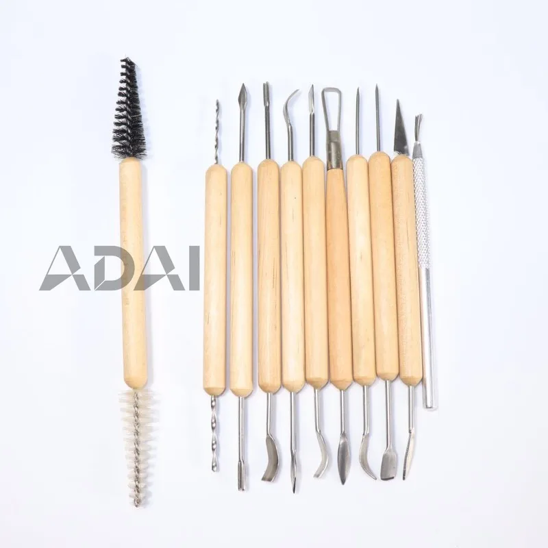 

Multifunctional portable 11-piece radium wire knife, ceramic carving, clay sculpture set, light and convenient