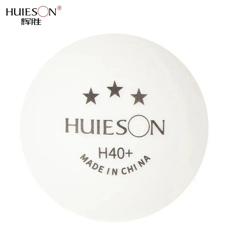 Huieson New Material ABS Plastic Ping Pong Balls H40+ 2.8G 3 Star Table Tennis Traing Balls for Clubs Amateur Games