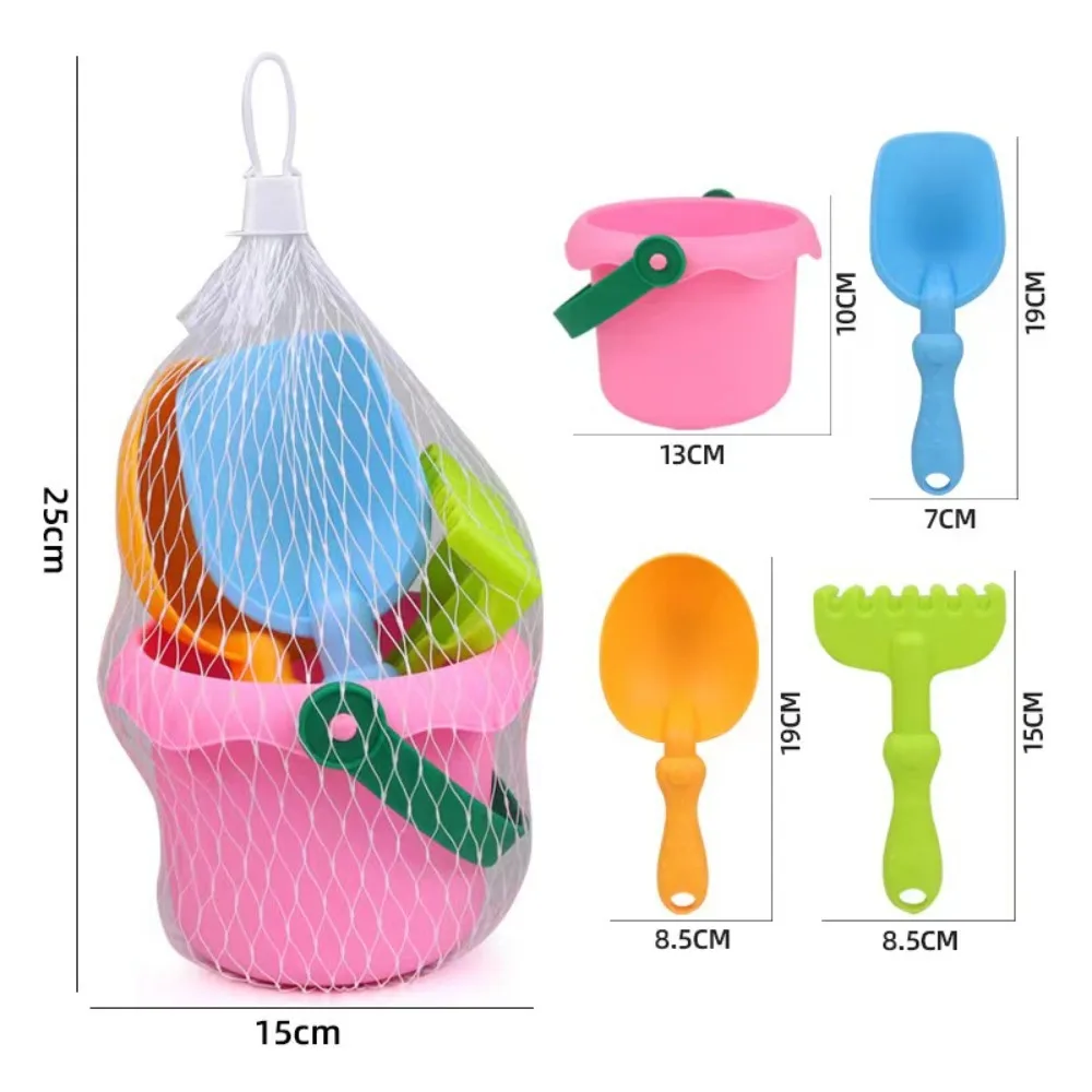 1 Set Sand Bucket Pit Tool Bucket Beach Sand Play Toys ABS Shovel Beach Bucket Toys Lightweight Portable Beach Play Toys Summer