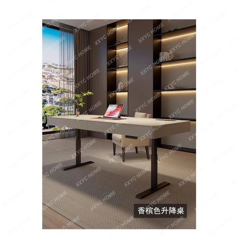 

SLLuxurious Large Desk Sedentary Office Table With Stylish Craftsmanship Perfect Any