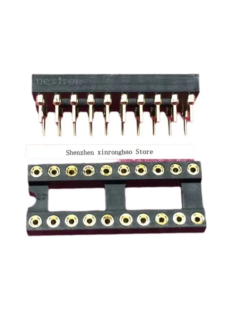 10 SZT. Okrągłe Gniazda IC z Otworami DIP 6 8 14 16 18 20 24 28 32 40 Pinowe Gniazda DIP6 DIP8 DIP14 DIP16 DIP18 DIP20 DIP28 DIP40 — zdjęcie produktu 6