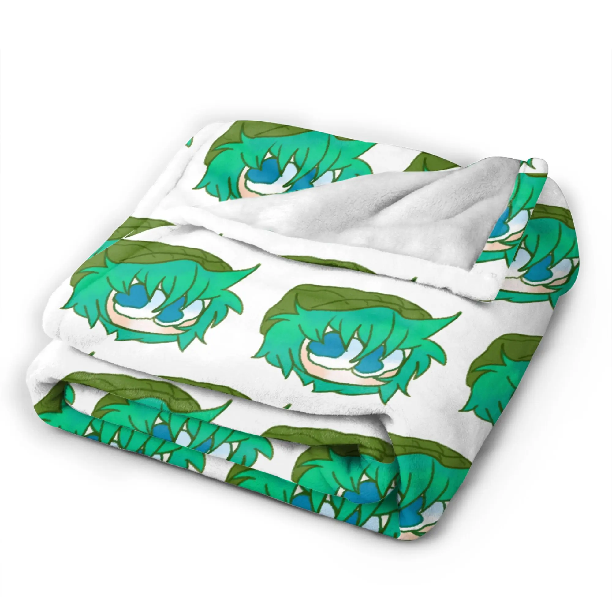 Sou Shin ملعون الطفل أنيمي بطانية الصوف بدوره إلى يموت لعبة متعددة الوظائف لينة رمي البطانيات للمنزل مكتب الفراش يلقي #3