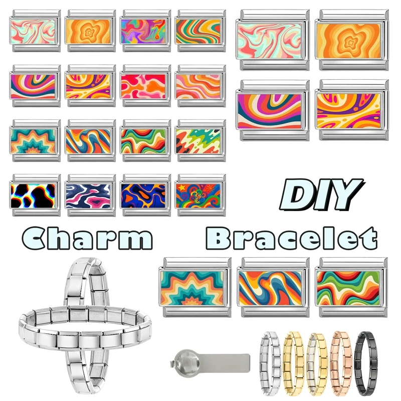 جديد جميل الحيوانات الأليفة القطط والكلاب وصلات سحرية إيطالية تناسب 9 مللي متر سوار الفولاذ المقاوم للصدأ النساء الرجال DIY بها بنفسك صنع المجوهرات