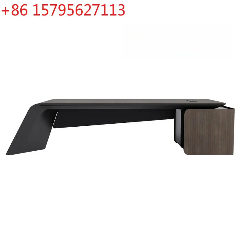 

Стол Boss, простой современный президентский стол, офисный многофункциональный одиночный офисный стол и стул для пожилых людей, комбинация