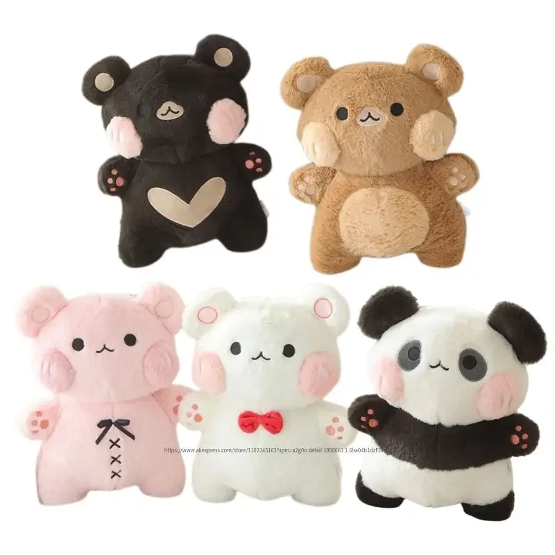 40 cm schüchterne Wange Kawaii Riesenpanda Puppe Plüschtier Stehende Umarmung Cartoon Tier Plüschtier Kinder Kleinkinder Babys Tröstendes Geschenk